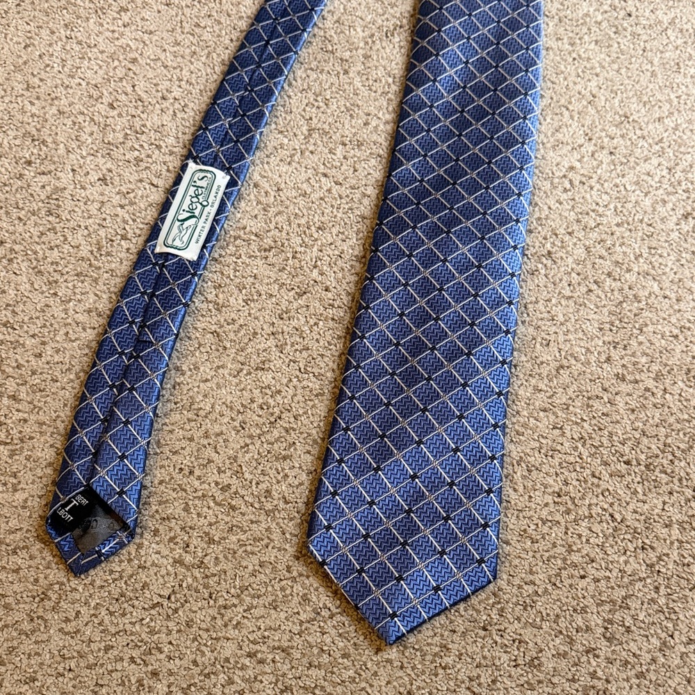 Robert Talbott Blue Patterned Tie - image 2